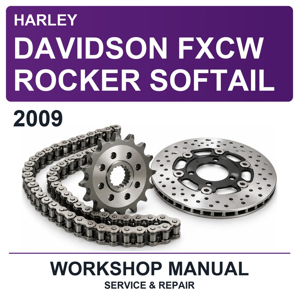 2009 Harley Davidson Fxcw Rocker Softail Workshop Service & Repair Manual