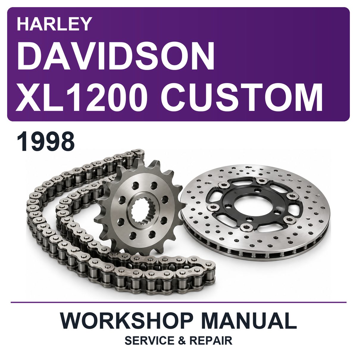 1998 Harley Davidson XL1200 Custom Workshop Service & Repair Manual