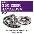 2000 Suzuki GSX 1300R Hayabusa Workshop Service & Repair Manual