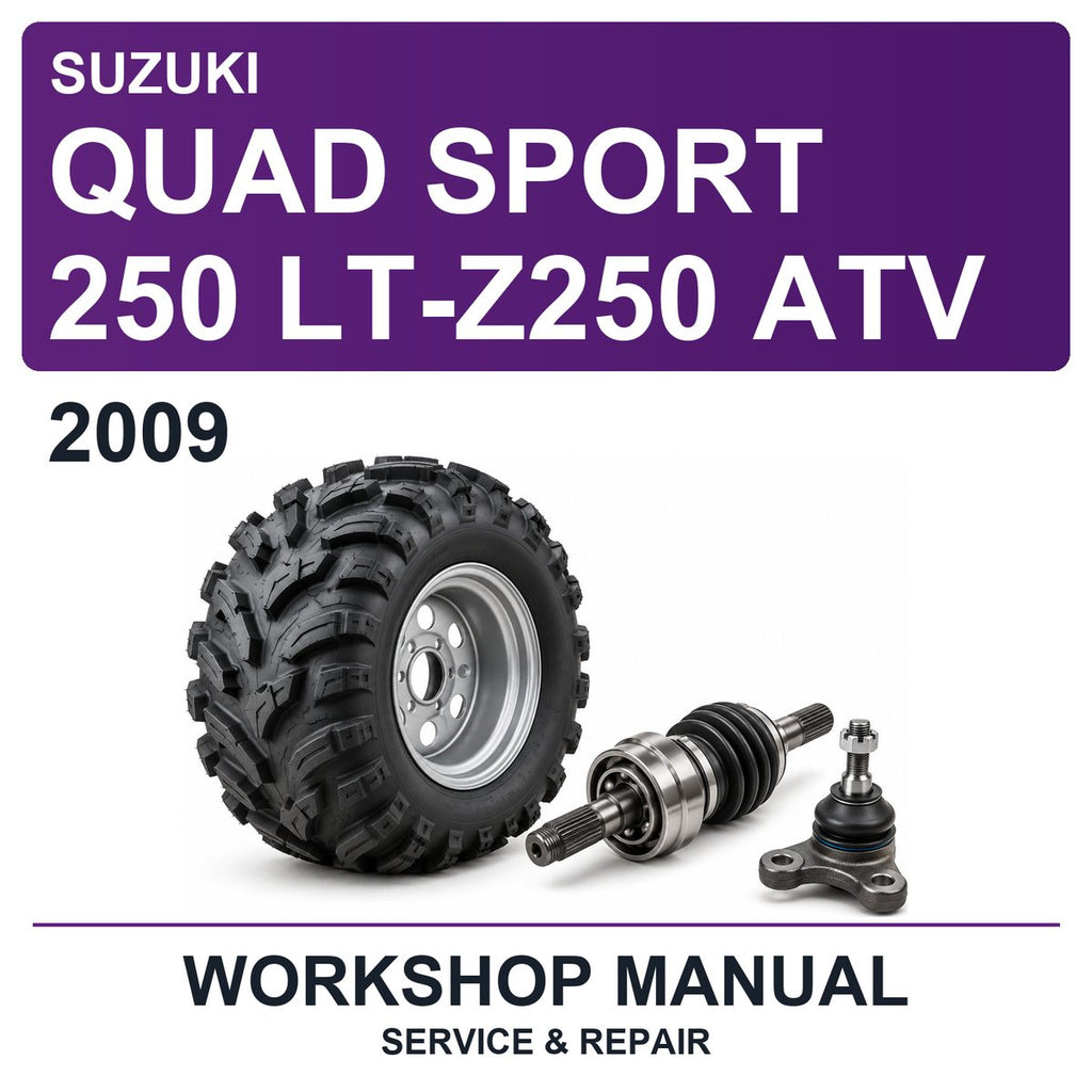 2009 Suzuki Quad Sport 250 LT-Z250 ATV Workshop Service & Repair Manual