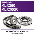 Kawasaki KLX250 KLX300R Workshop Service & Repair Manual