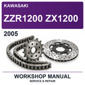 2005 Kawasaki ZZR1200 ZX1200 Workshop Service & Repair Manual