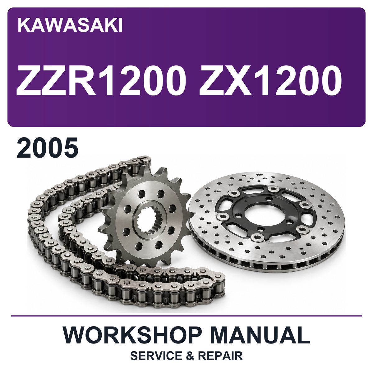 2005 Kawasaki ZZR1200 ZX1200 Workshop Service & Repair Manual