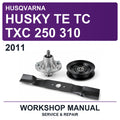 2011 Husqvarna Husky Te Tc Txc 250 310 Workshop Service & Repair Manual