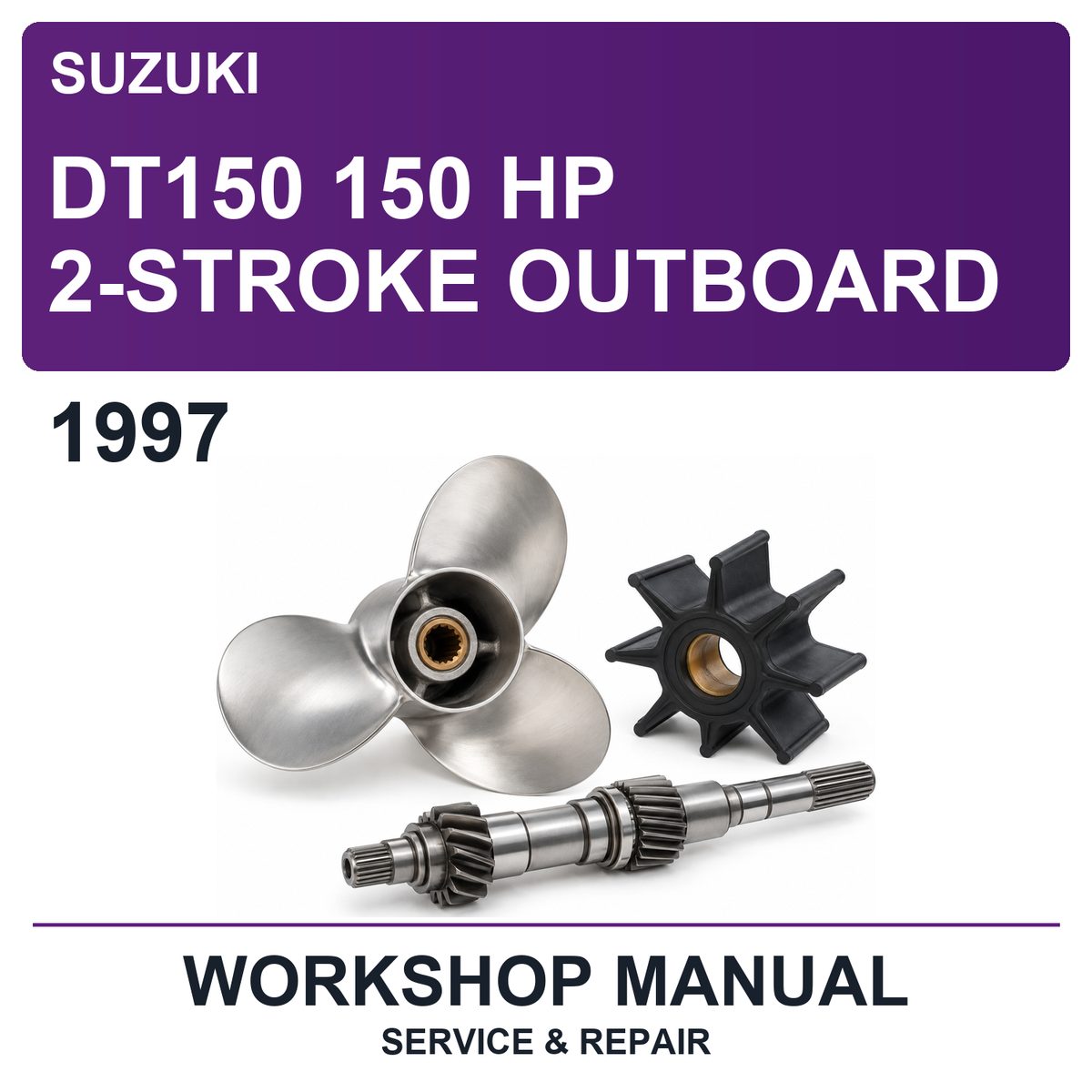 1997 Suzuki DT150 150 HP 2-Stroke Outboard Workshop Service & Repair Manual