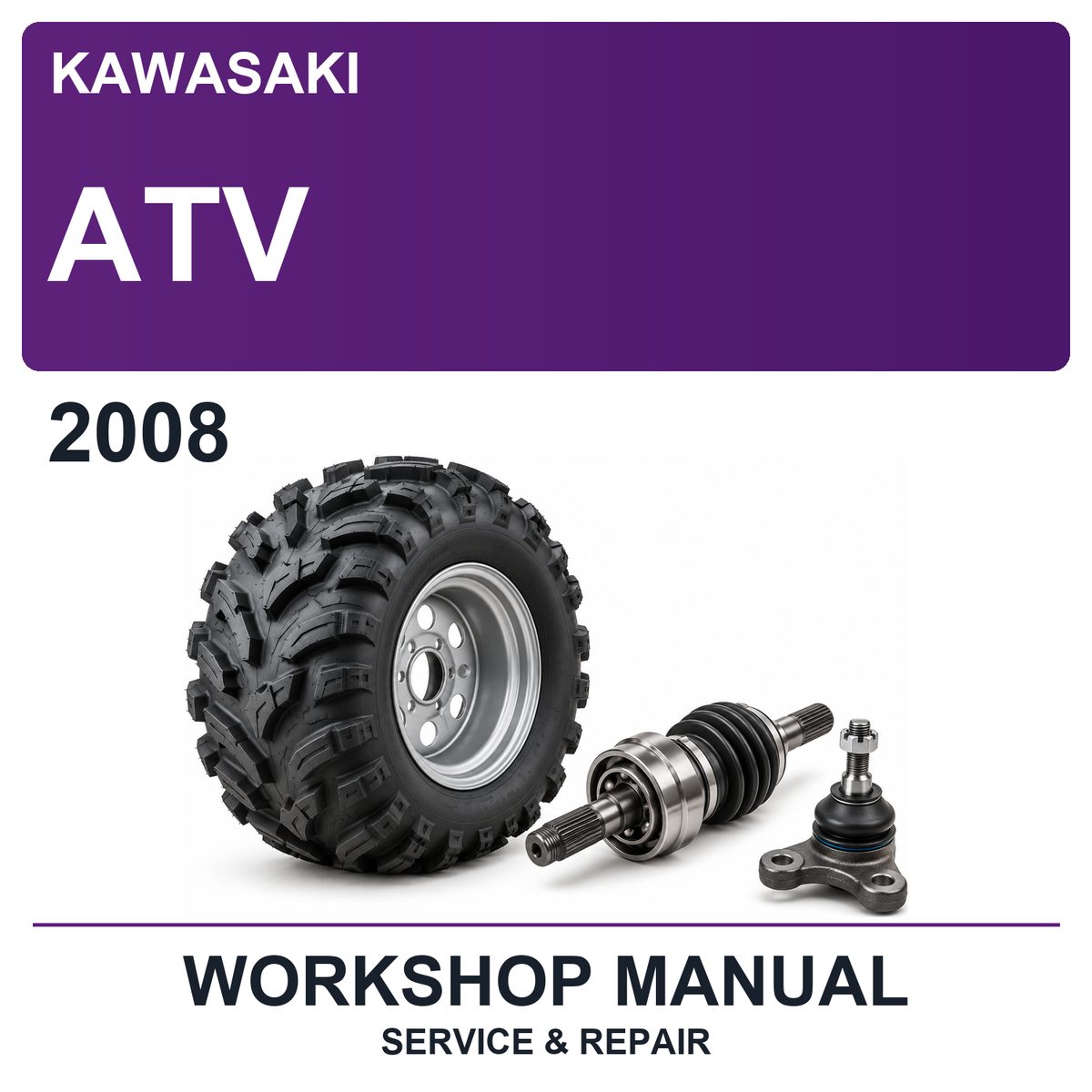 2008 Kawasaki ATV Workshop Service & Repair Manual