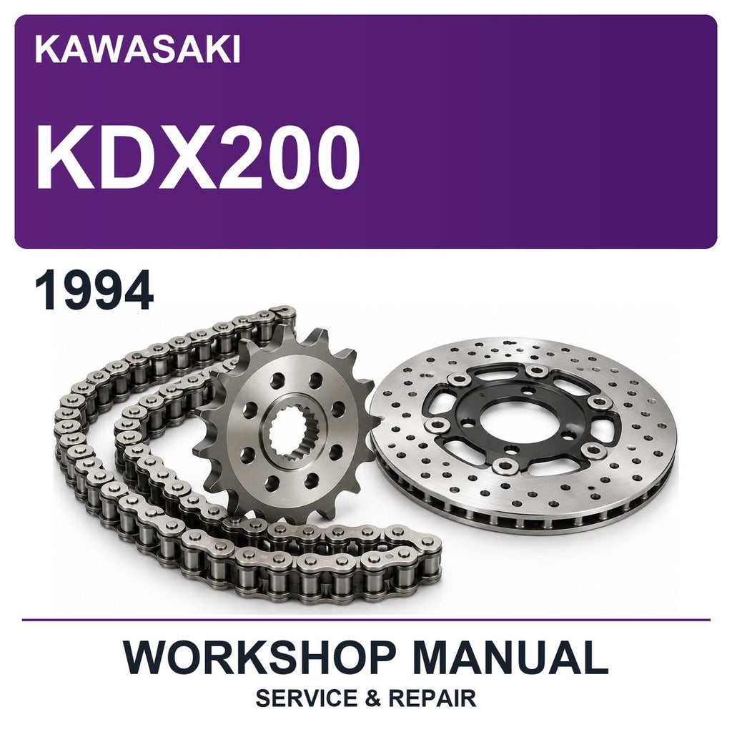 1994 Kawasaki KDX200 Workshop Service & Repair Manual