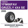2006 Yamaha YFM66FAV Grizzly 4X4 SE Workshop Service & Repair Manual