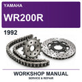 1992 Yamaha WR200R Workshop Service & Repair Manual