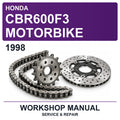 1998 Honda CBR600F3 Motorbike Workshop Service & Repair Manual
