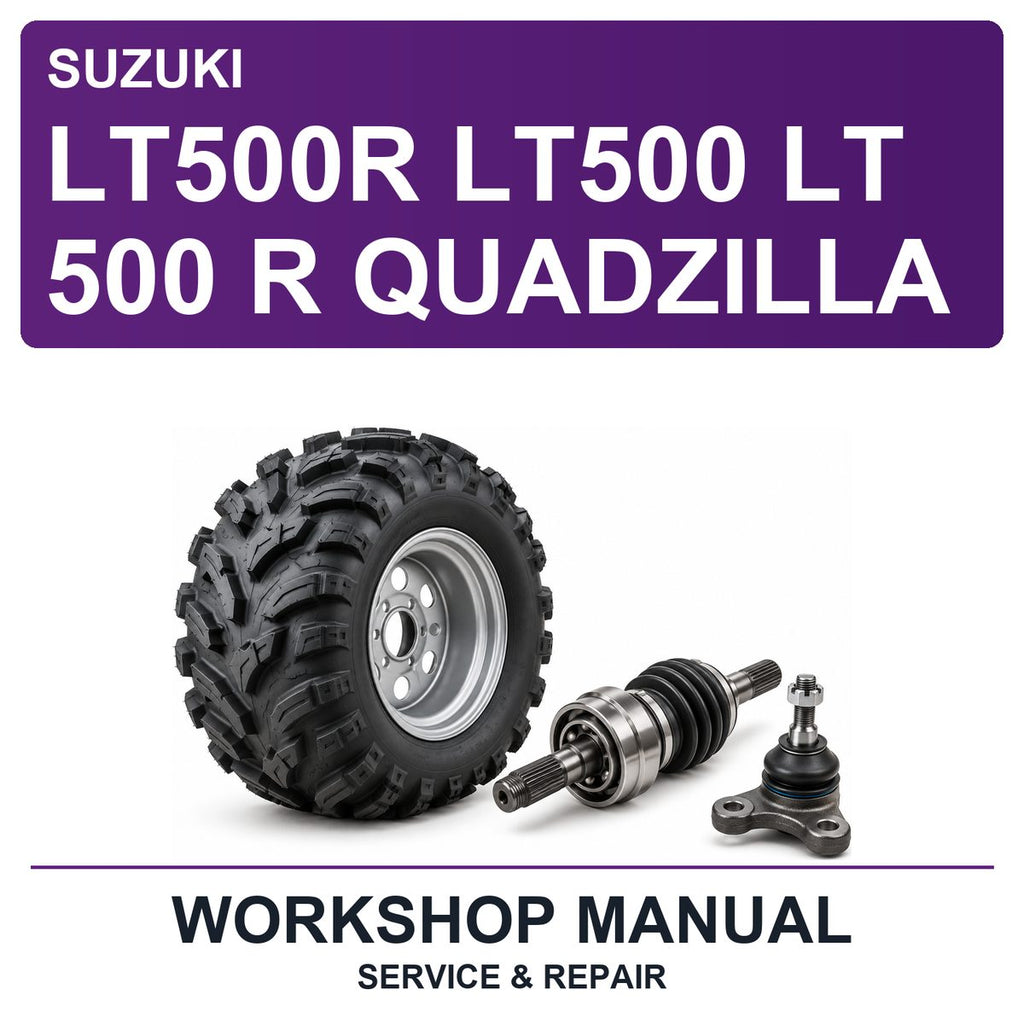 Suzuki LT500R LT500 LT 500 R Quadzilla Workshop Service & Repair Manual