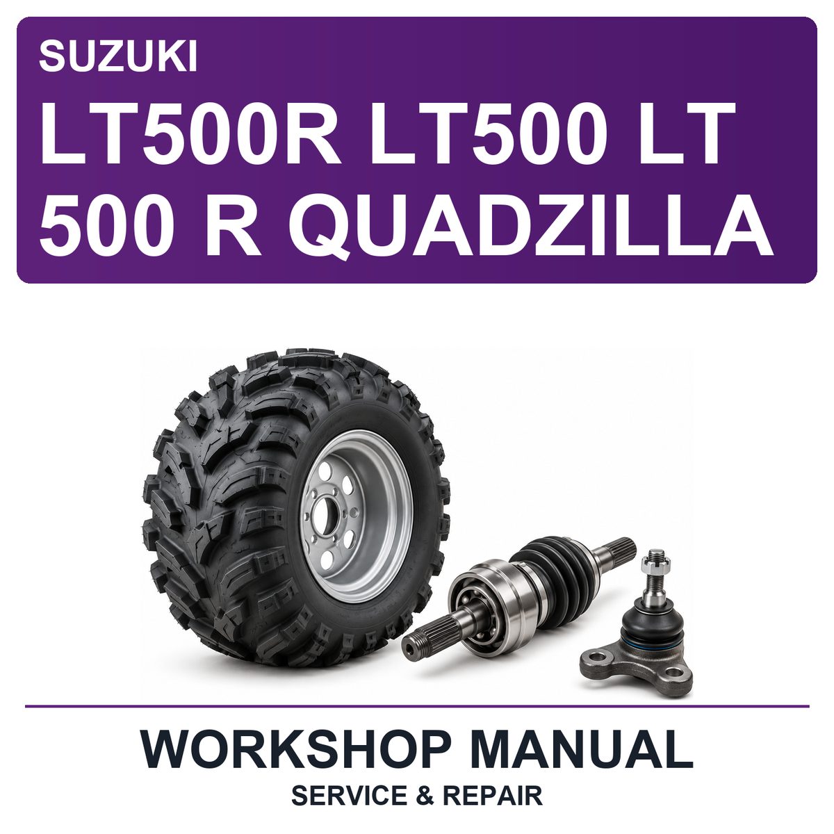 Suzuki LT500R LT500 LT 500 R Quadzilla Workshop Service & Repair Manual