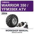 2004 Yamaha Warrior 350 / YFM350X ATV Workshop Service & Repair Manual