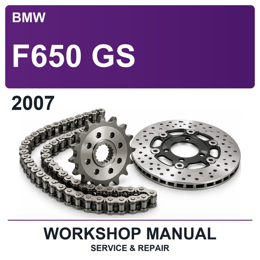 2007 BMW F650 GS Workshop Service & Repair Manual