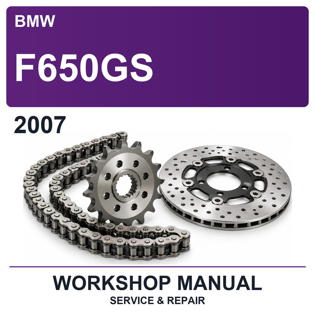 2007 BMW F650GS Workshop Service & Repair Manual