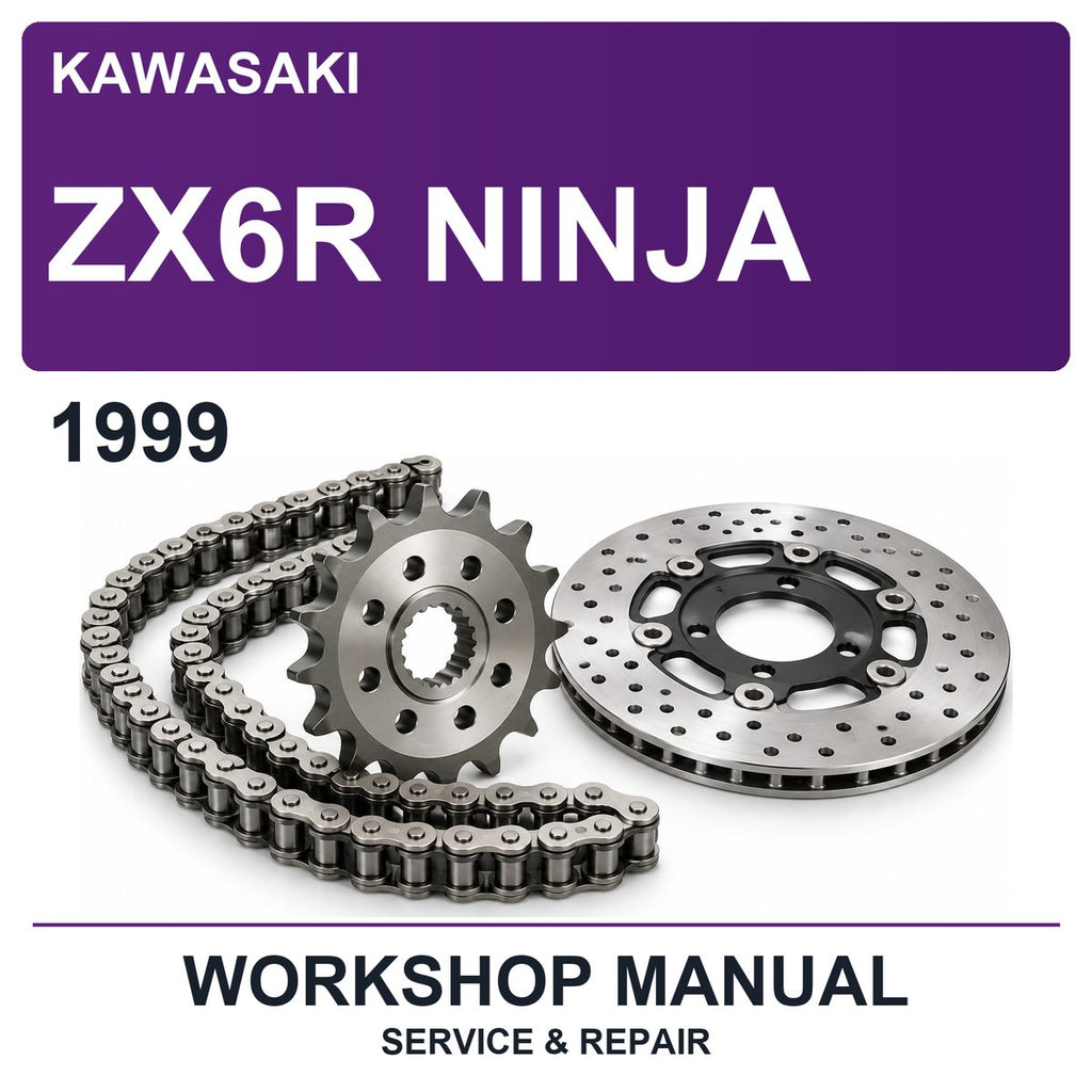 1999 Kawasaki ZX6R Ninja Workshop Service & Repair Manual