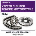 2014 Yamaha XTZ12B C Super Tenere Motorcycle Workshop Service & Repair Manual