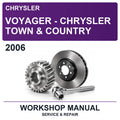 2006 Chrysler Voyager - Chrysler Town & Country Workshop Service & Repair Manual