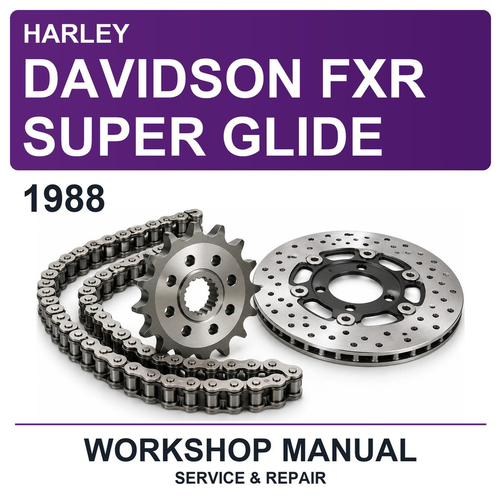 1988 Harley Davidson FXR Super Glide Workshop Service & Repair Manual