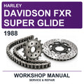 1988 Harley Davidson FXR Super Glide Workshop Service & Repair Manual