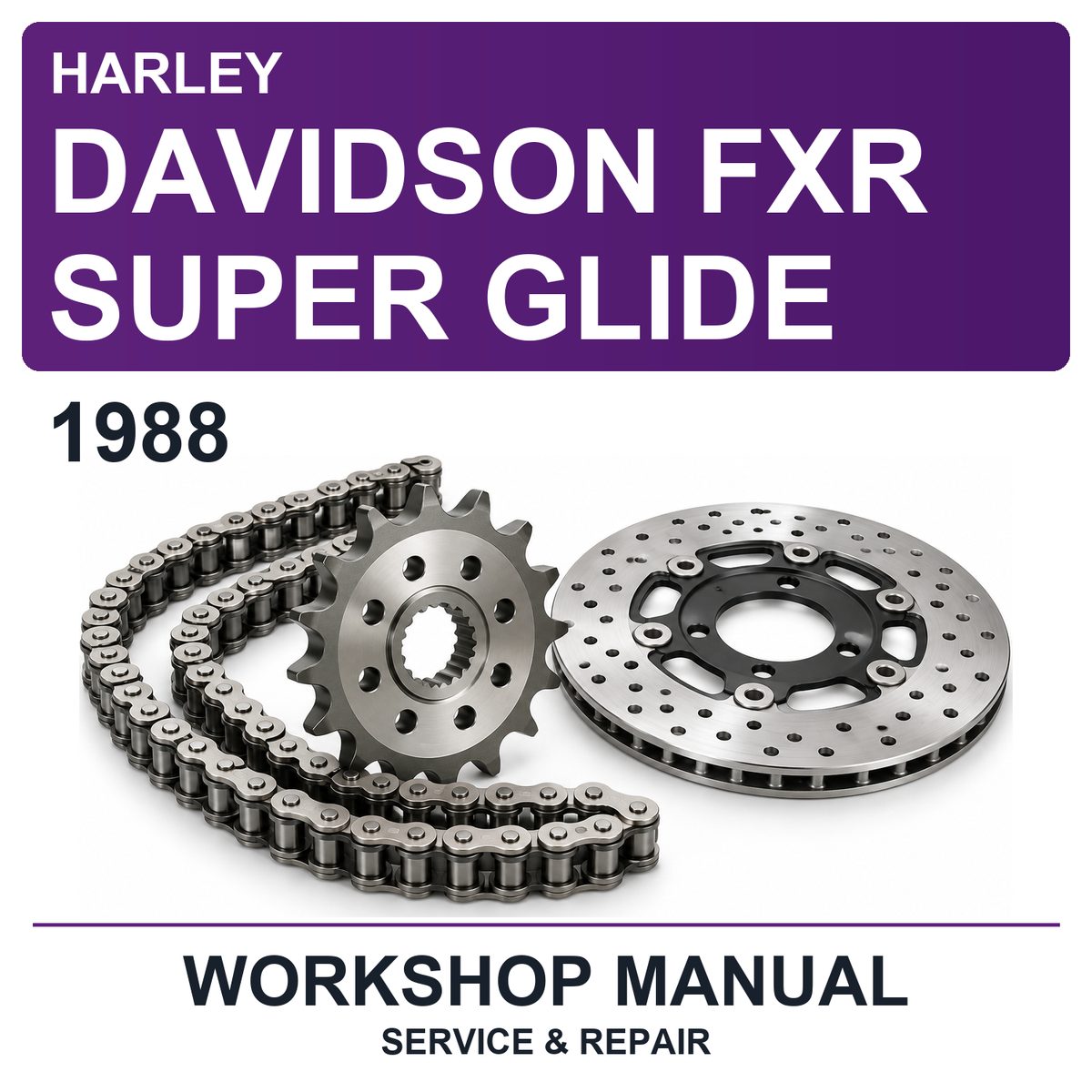 1988 Harley Davidson FXR Super Glide Workshop Service & Repair Manual