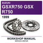 1999 Suzuki GSXR750 GSX R750 Workshop Service & Repair Manual
