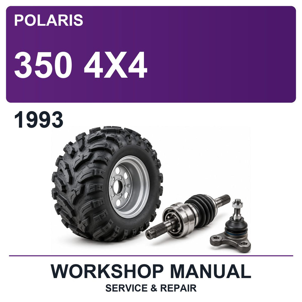 1993 Polaris 350 4X4 Workshop Service & Repair Manual