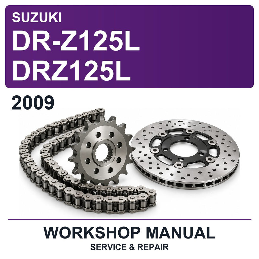 2009 Suzuki DR-Z125L DRZ125L Workshop Service & Repair Manual
