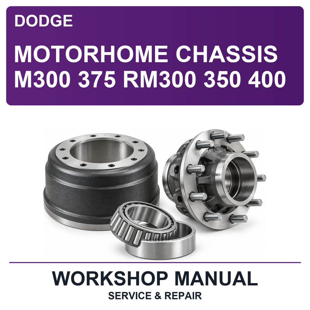 Dodge Motorhome Chassis M300 375 RM300 350 400 Workshop Service & Repair Manual