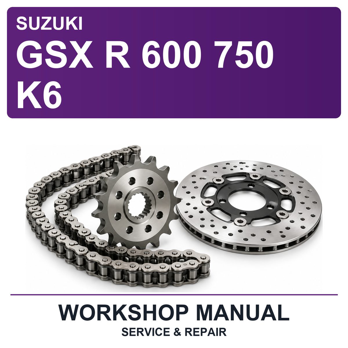 Suzuki GSX R 600 750 K6 Workshop Service & Repair Manual