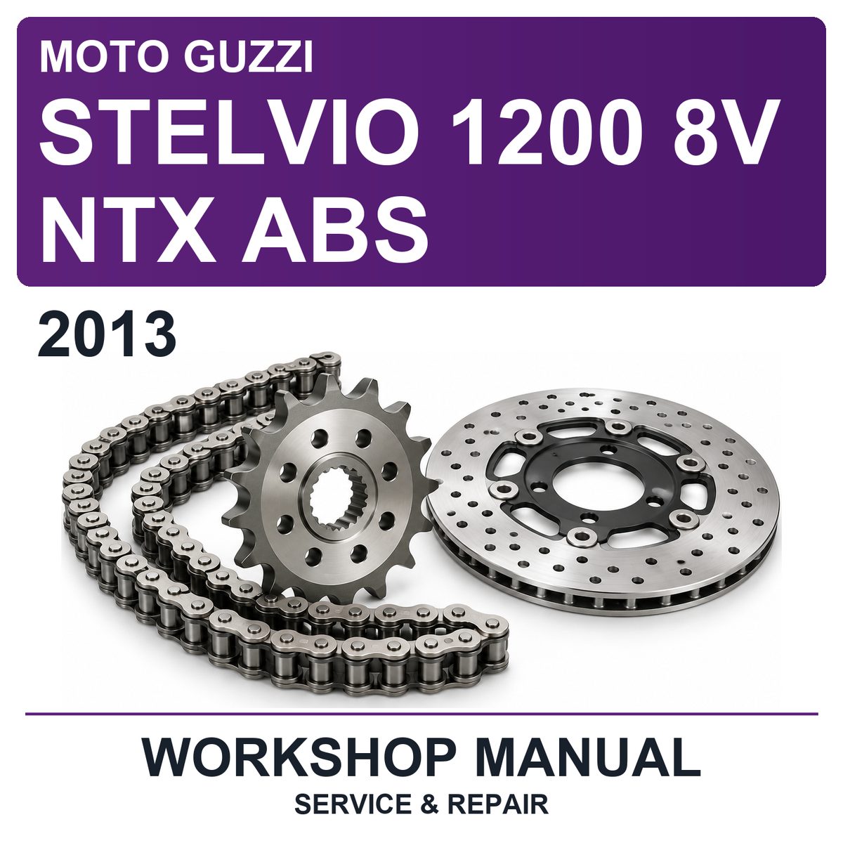 2013 Moto Guzzi Stelvio 1200 8V NTX ABS Workshop Service & Repair Manual