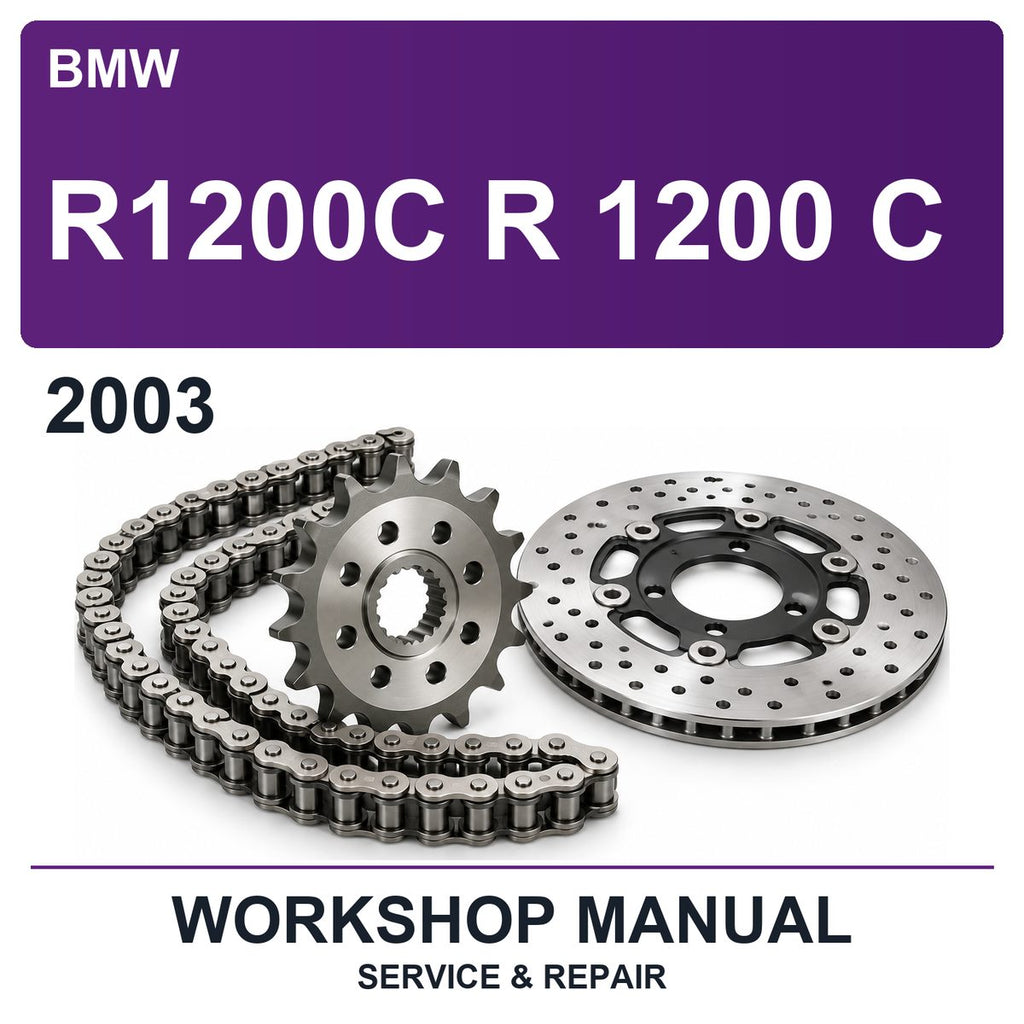 2003 BMW R1200C R 1200 C Workshop Service & Repair Manual