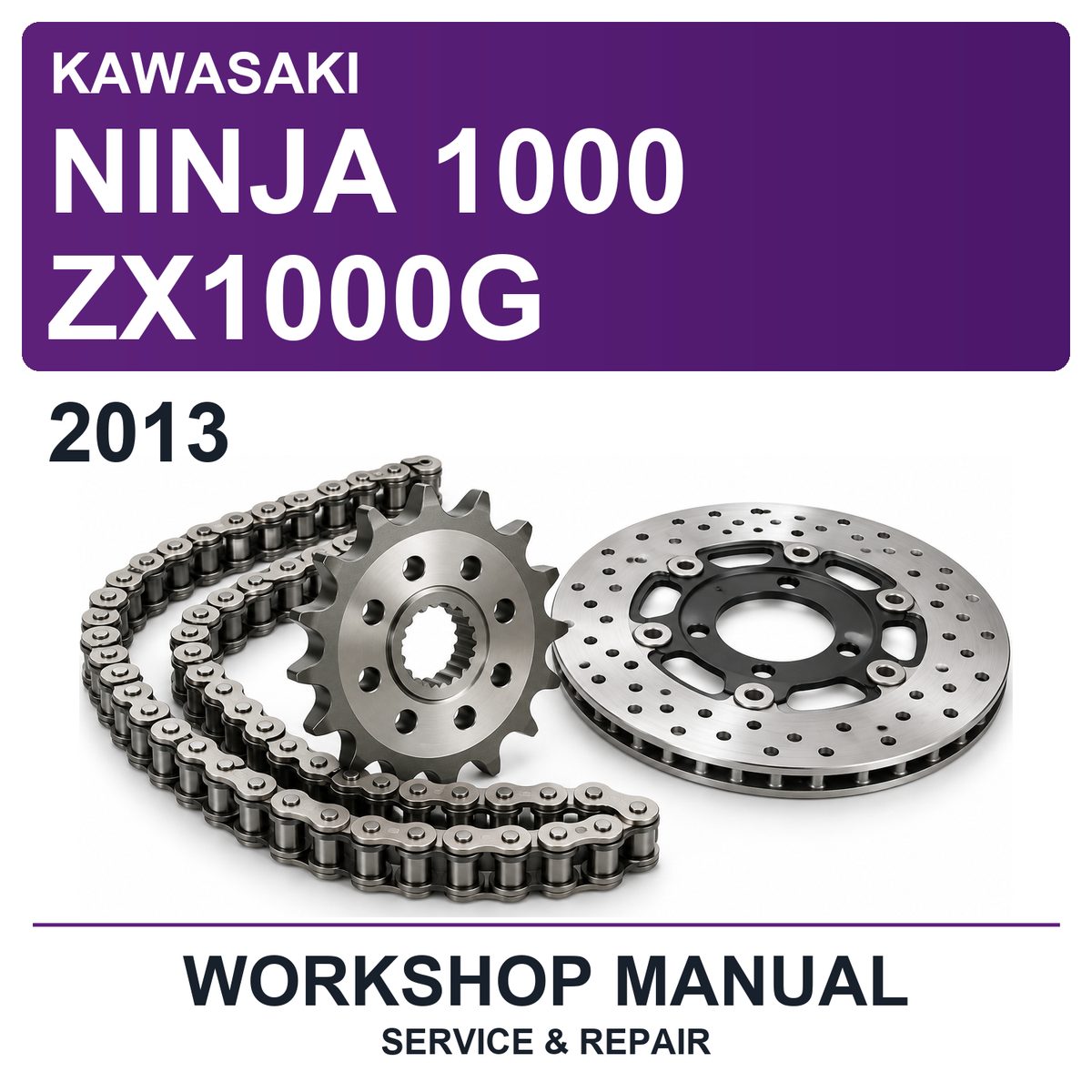 2013 Kawasaki Ninja 1000 ZX1000G Workshop Service & Repair Manual