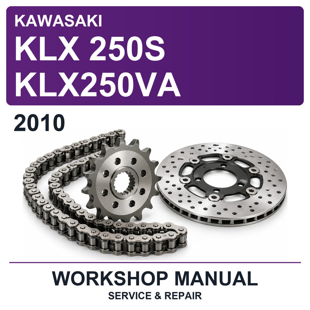 2010 Kawasaki KLX 250S KLX250VA Workshop Service & Repair Manual