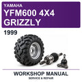 1999 Yamaha YFM600 4X4 Grizzly Workshop Service & Repair Manual