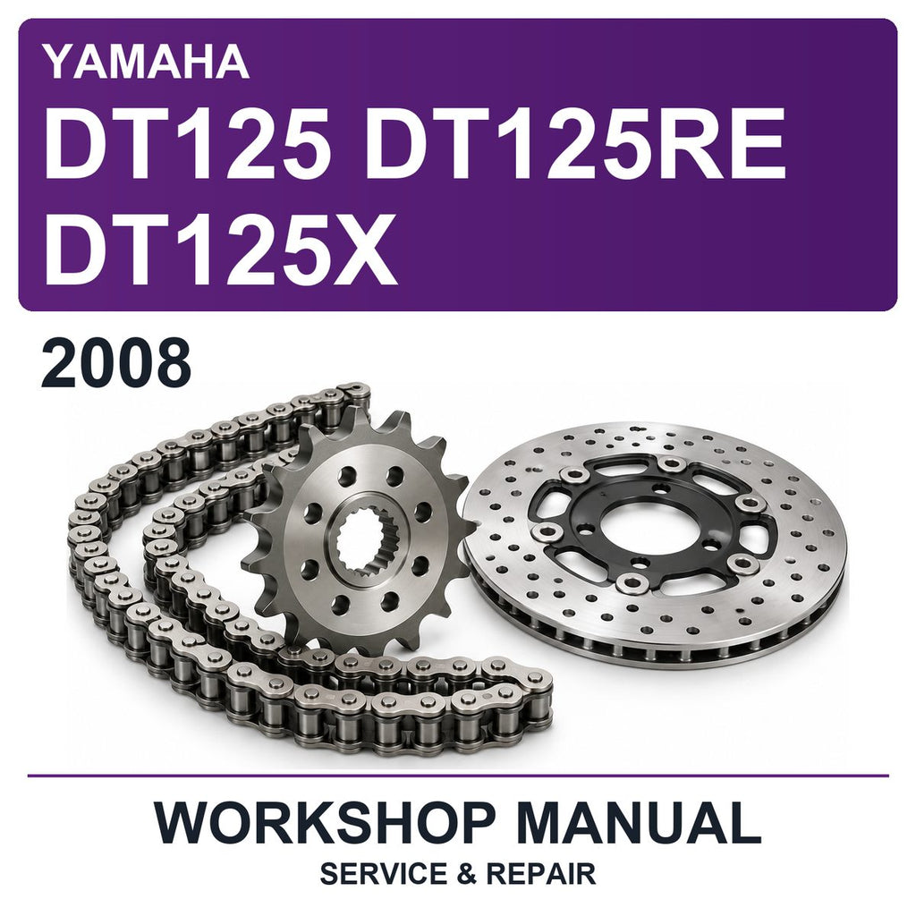 2008 Yamaha DT125 DT125RE DT125X Workshop Service & Repair Manual