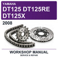 2008 Yamaha DT125 DT125RE DT125X Workshop Service & Repair Manual