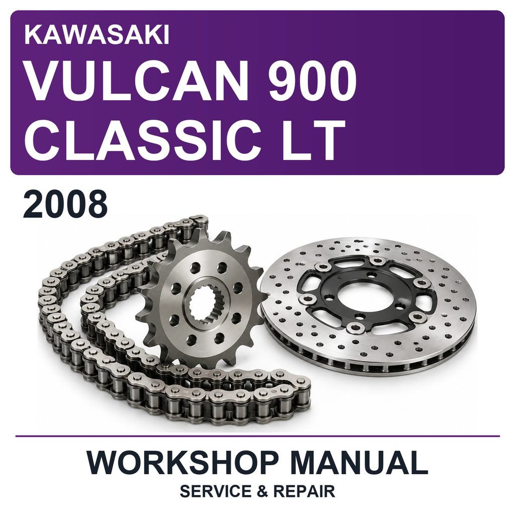 2008 Kawasaki Vulcan 900 Classic LT Workshop Service & Repair Manual