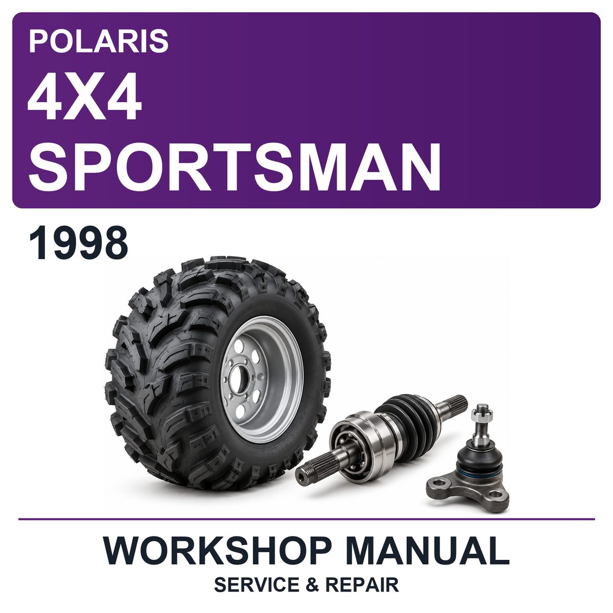 1998 Polaris 4X4 Sportsman Workshop Service & Repair Manual