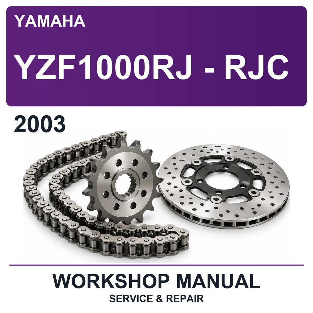 2003 Yamaha YZF1000RJ - RJC Workshop Service & Repair Manual