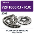 2003 Yamaha YZF1000RJ - RJC Workshop Service & Repair Manual