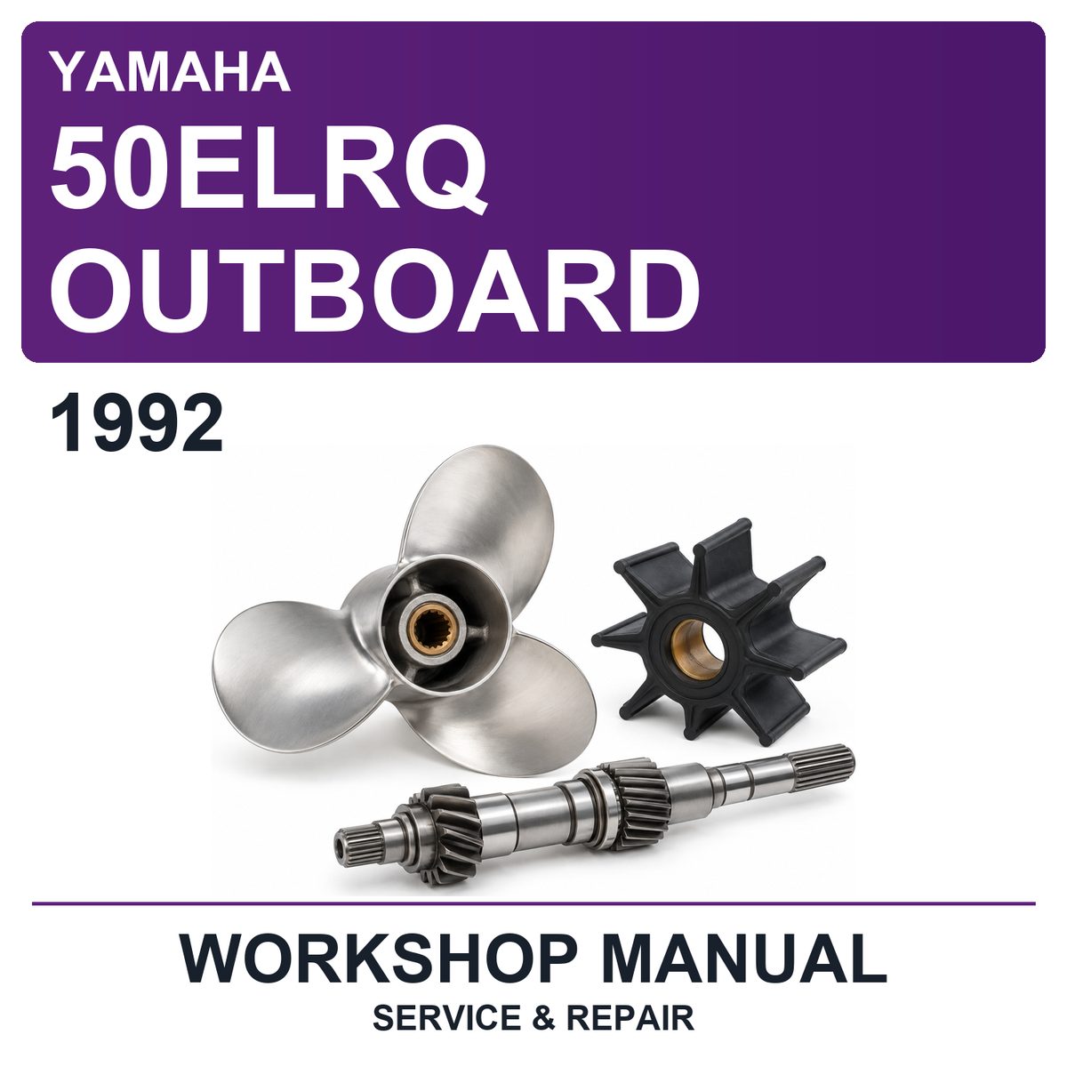 1992 Yamaha 50ELRQ Outboard Workshop Service & Repair Manual