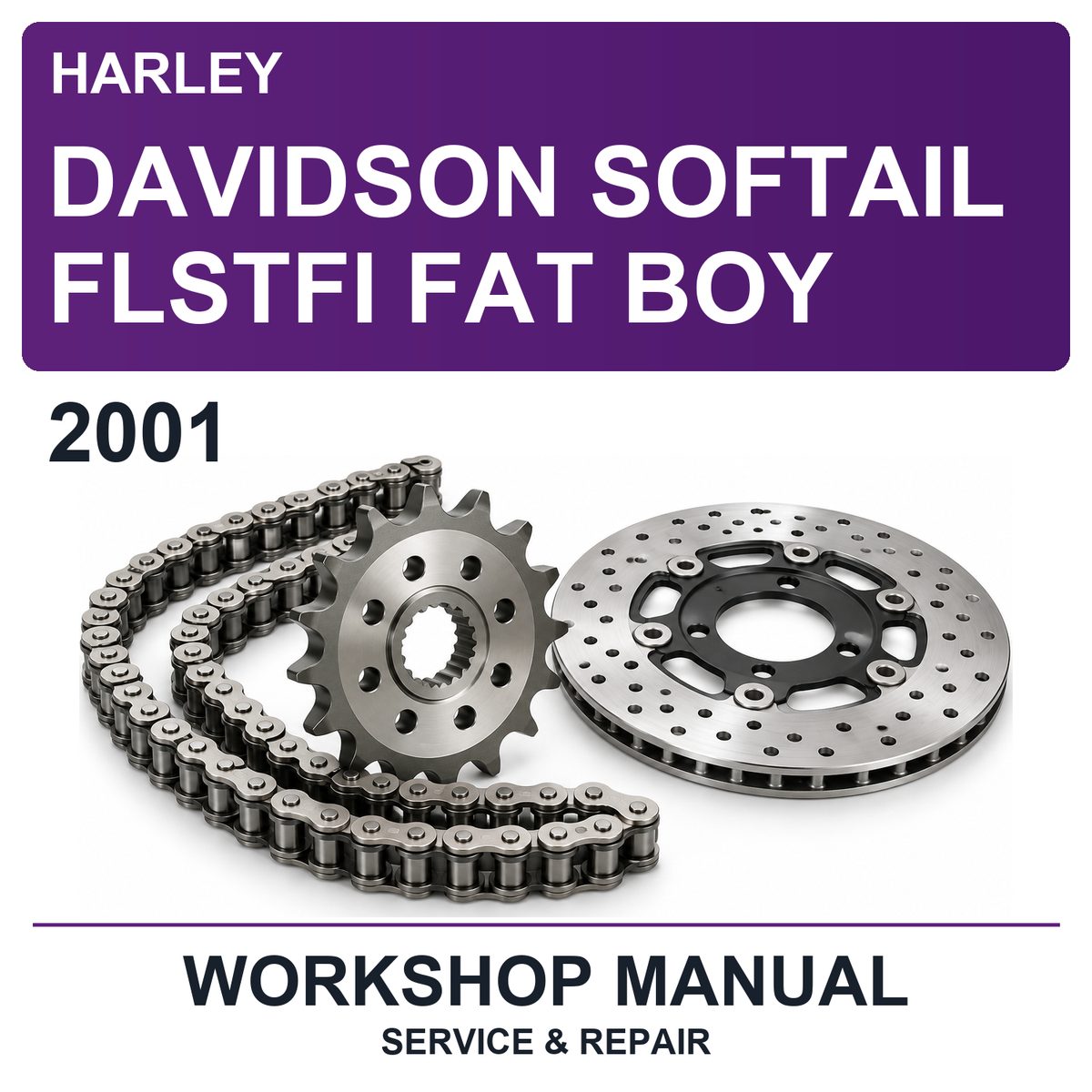 2001 Harley Davidson Softail Flstfi Fat Boy Workshop Service & Repair Manual