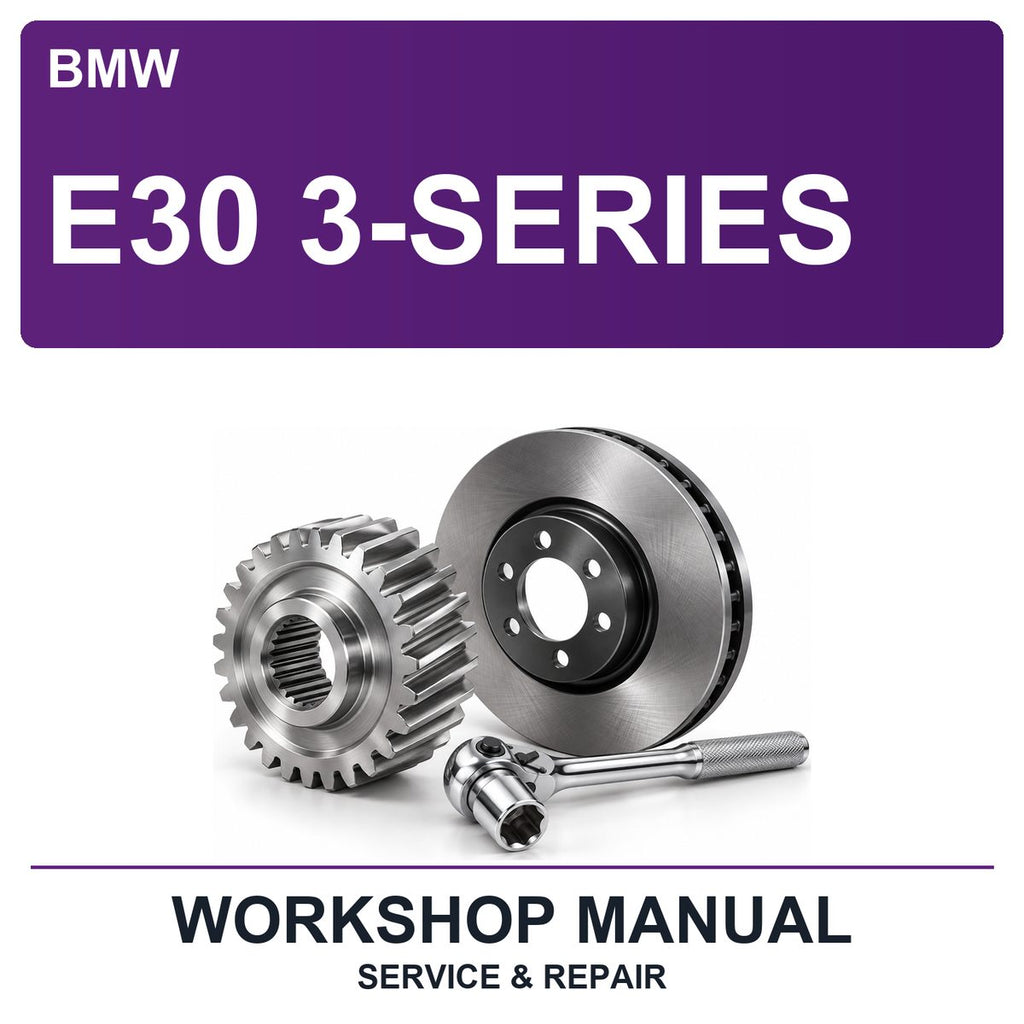 BMW E30 3-Series Workshop Service & Repair Manual