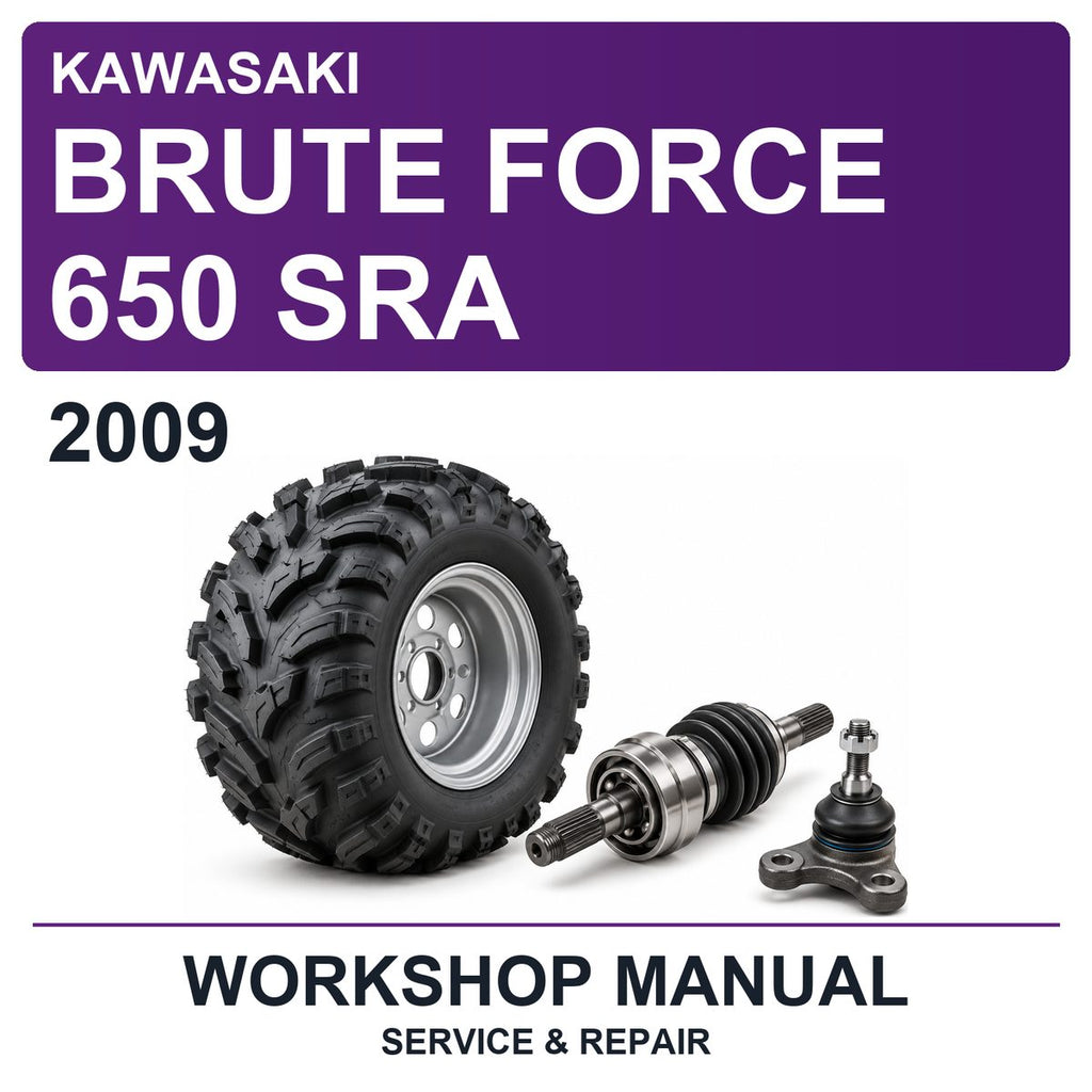 2009 Kawasaki Brute Force 650 SRA Workshop Service & Repair Manual