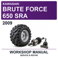 2009 Kawasaki Brute Force 650 SRA Workshop Service & Repair Manual