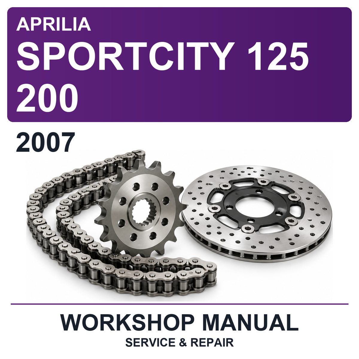 2007 Aprilia Sportcity 125 200 Workshop Service & Repair Manual