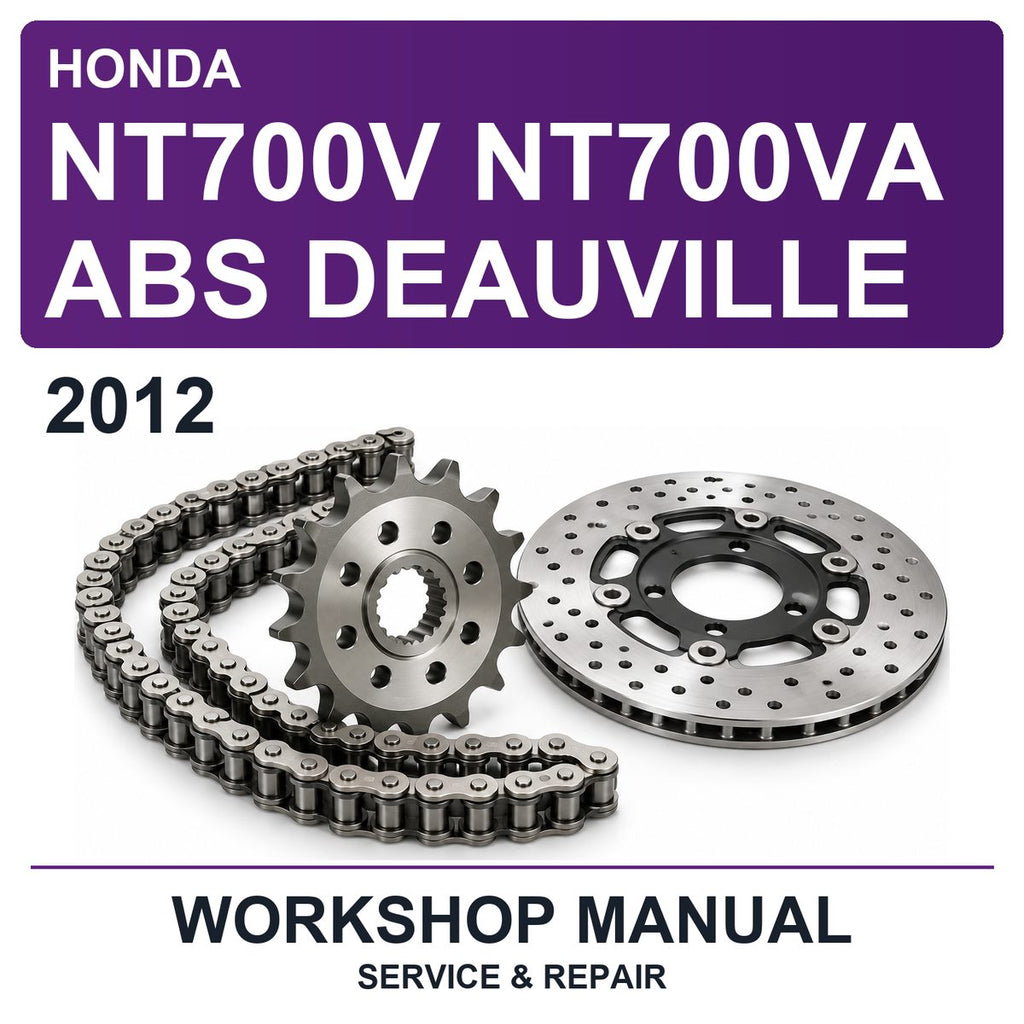 2012 Honda NT700V NT700VA ABS Deauville Workshop Service & Repair Manual