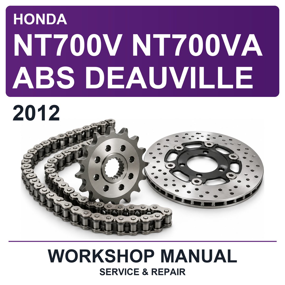 2012 Honda NT700V NT700VA ABS Deauville Workshop Service & Repair Manual