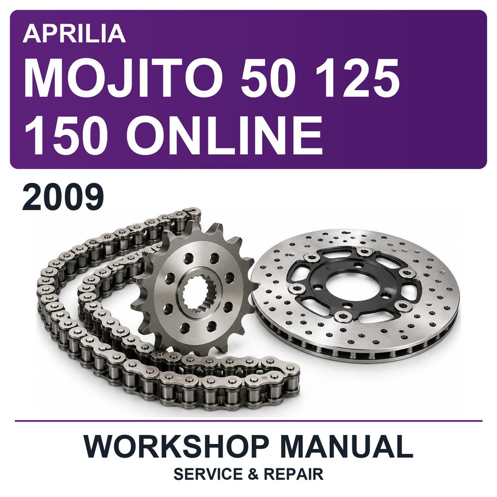 2009 Aprilia Mojito 50 125 150 Online Workshop Service & Repair Manual